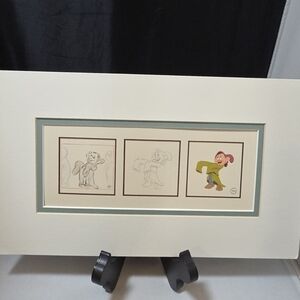 Disney Snow White Seven Dwarfs Serigraph Sericel “Let Me See Your Hands!”